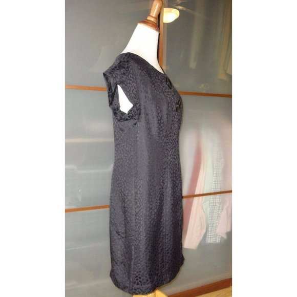 Tracy Reese Frock! Little Black Silk Dress NEW - Picture 3 of 7